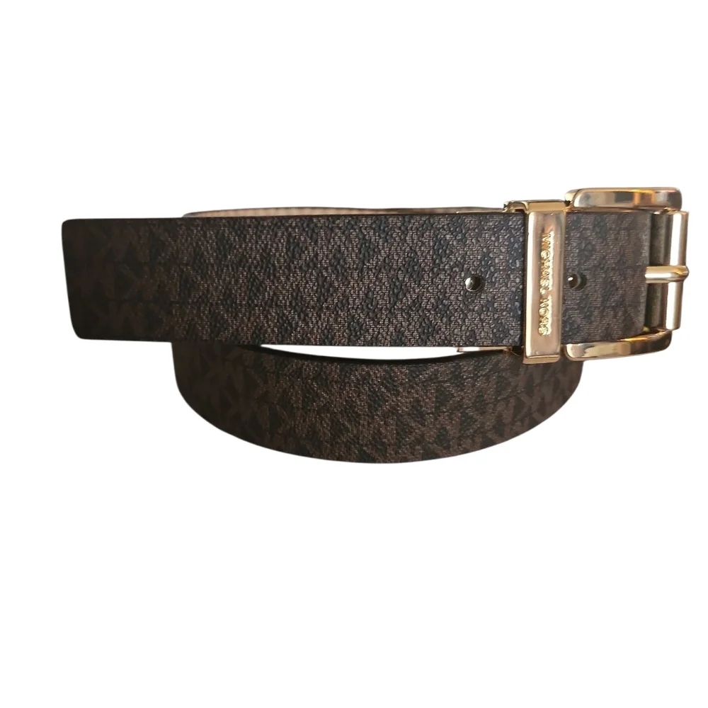 NWT, Women's MK Twist, Reversible, Brown Belt, Sz M - Picture 5 of 9
